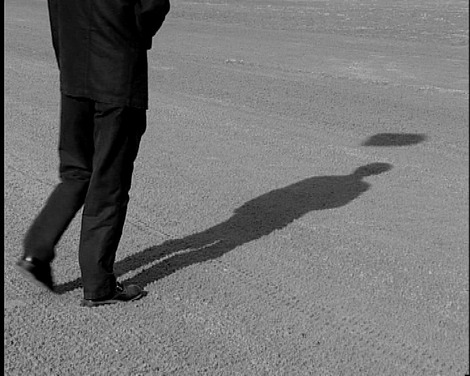 man shadow legs