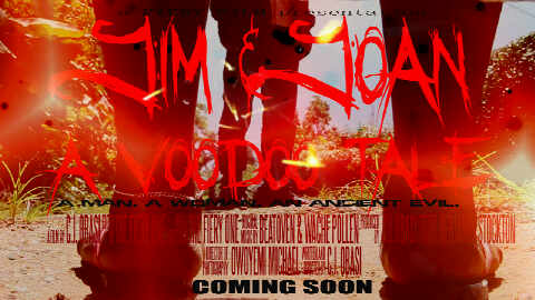 The official poster #1 for my upcoming movie _Jim & Joan_ A Voodoo Tale_ coming soon!