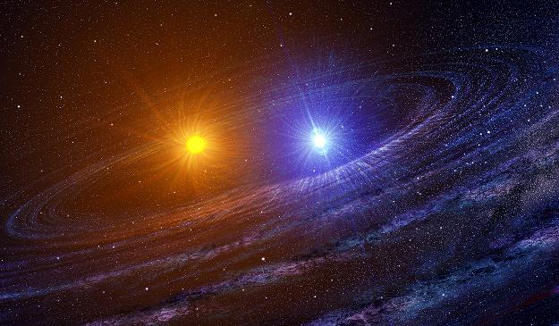 two dying stars